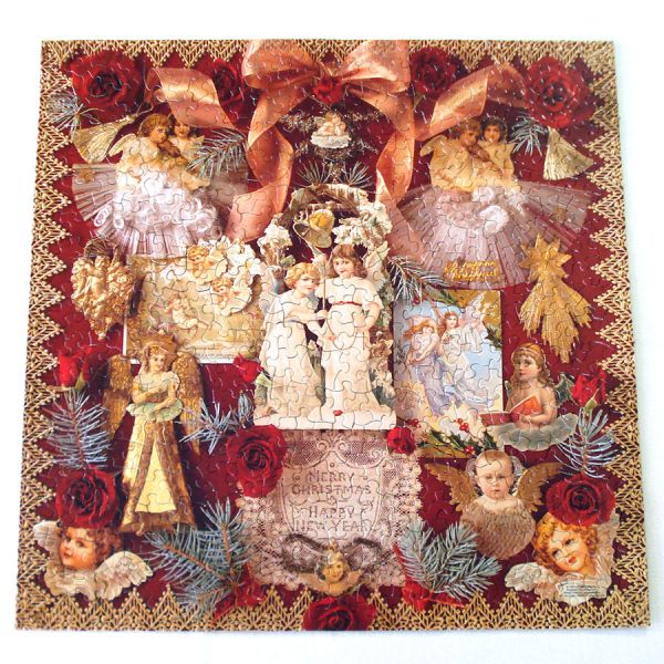 Victorian Angels Springbok Jigsaw Puzzle In Fancy Tin Clearance #2