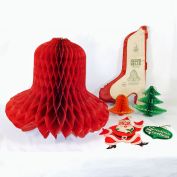 Honeycomb Tissue, Die Cut Paper Christmas Decorations