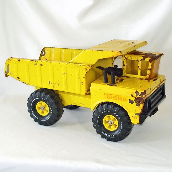 Mighty Tonka Big Yellow Metal Dump Truck 1970s #2