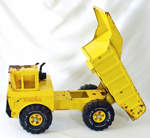 Mighty Tonka Big Yellow Metal Dump Truck 1970s #3