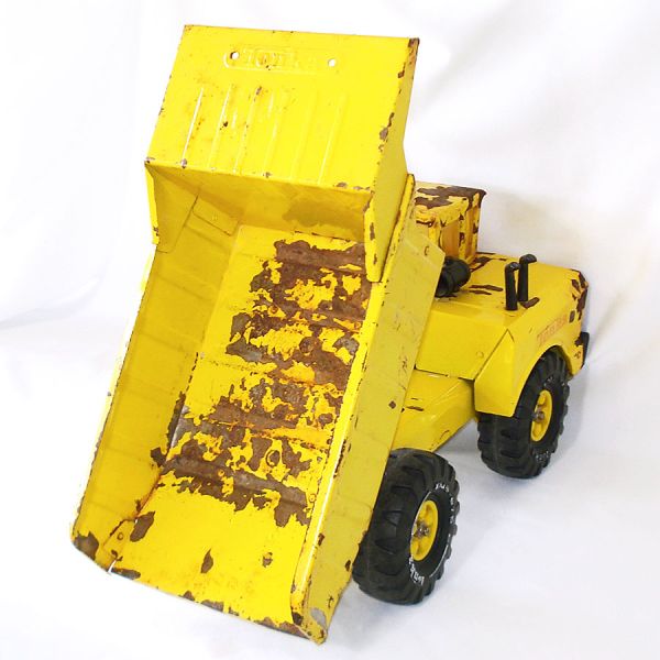 Mighty Tonka Big Yellow Metal Dump Truck 1970s #4