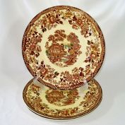 Alfred Meakin Multicolor Tonquin Dinner Plates Set of 3