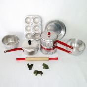 Childs Toy Pots, Pans, Bakeware Lot Kitchen Playset Clearance
