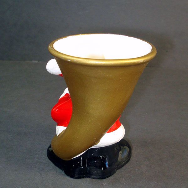 Fitz And Floyd 1976 Santa Claus Christmas Planter Vase #2