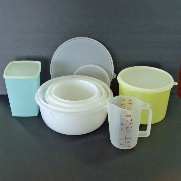 Tupperware Bowl Set, Canisters, Measuring Cup Lot