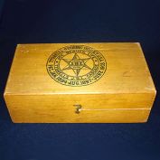 1903 Tyrrells Hygienic Wood Box Quack Medicine Enema Colon Cascade Clearance