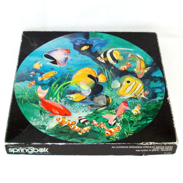 Undersea Enchantment Tropical Fish Springbok Jigsaw Puzzle
