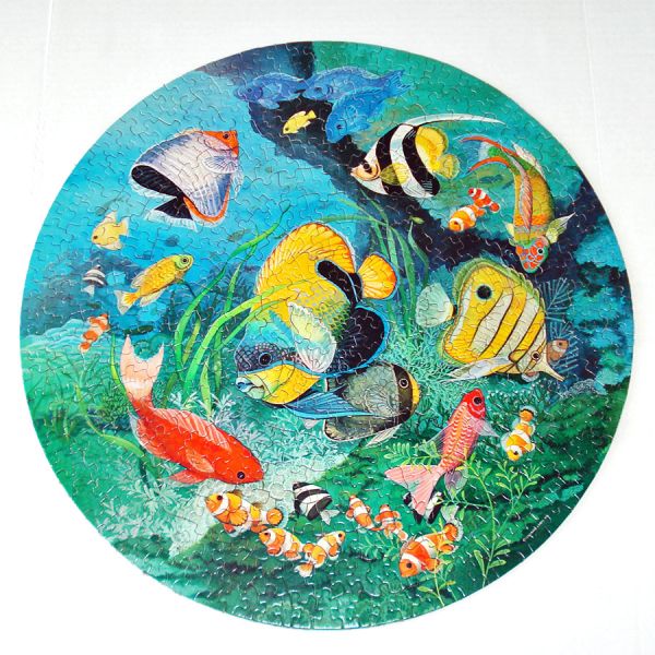 Undersea Enchantment Tropical Fish Springbok Jigsaw Puzzle #2