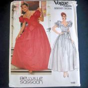 Vogue Bellville Sassoon Formal or Bridal Dress Sewing Pattern Uncut Size 6 Clearance