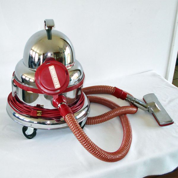 Fairfax 1970s Chrome Vacuum Cleaner With Attachments #2