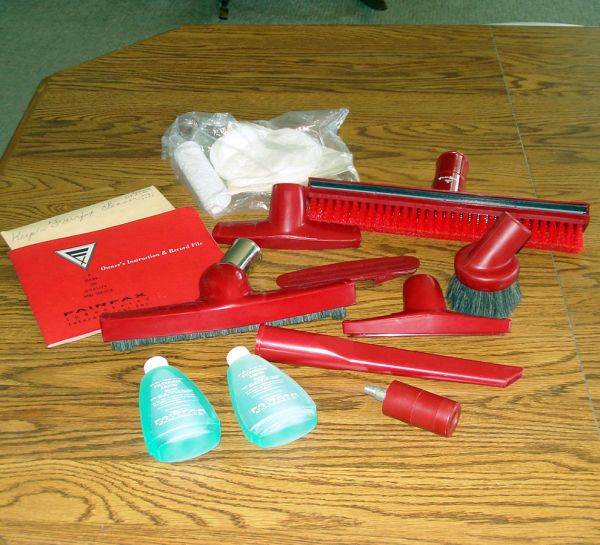 Fairfax 1970s Chrome Vacuum Cleaner With Attachments #3