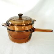 Corning Visons 3 Piece Double Boiler Saucepan 1.5 Quart
