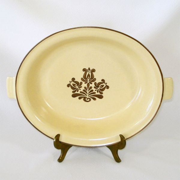 Pfaltzgraff Village Pair Oval Handled Serving Bowls #2