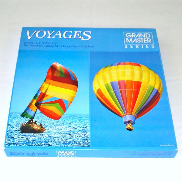 Voyages Springbok Double Jigsaw Puzzle, Sailing Ballooning