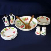 Nasco Del Coronado Vegetables 15 Pc Salad Serving Set Clearance