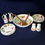 Nasco Del Coronado Vegetables 15 Pc Salad Serving Set