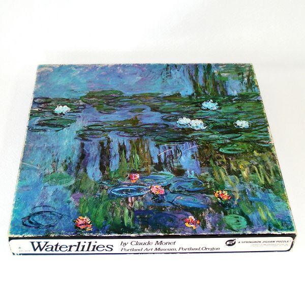 Monet Waterlilies Springbok Fine Art Jigsaw Puzzle 1968