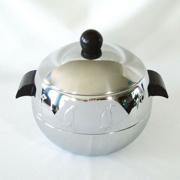 Chrome West Bend Penguin Hot Cold Server 1940s