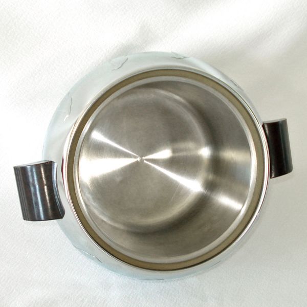 Chrome West Bend Penguin Hot Cold Server 1940s #3