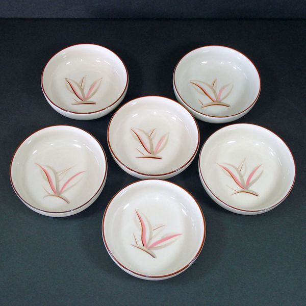 Winfield Dragon Flower 6 Fruit Dessert Bowls Clearance