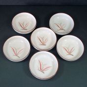 Winfield Dragon Flower 6 Fruit Dessert Bowls Clearance