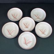 Winfield Dragon Flower 6 Fruit Dessert Bowls