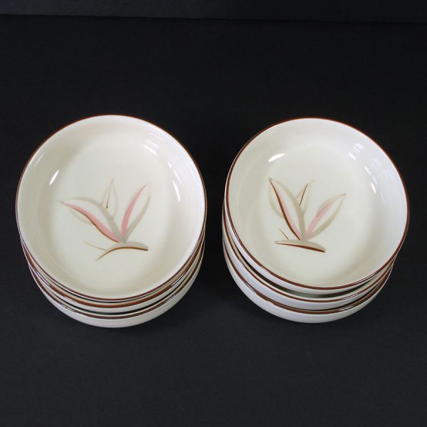 Winfield Dragon Flower 6 Fruit Dessert Bowls #2