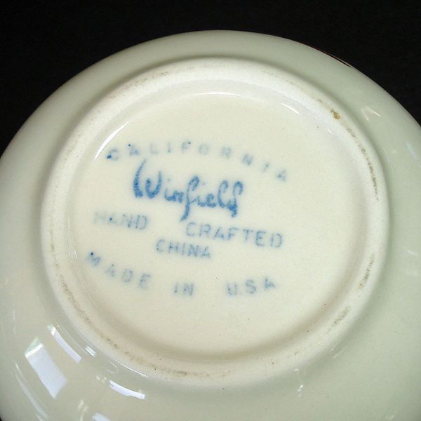 Winfield Dragon Flower Creamer, Fruit Bowl #2