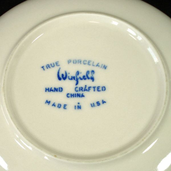 Winfield Dragon Flower Set 6 Cups Saucers Clearance #3