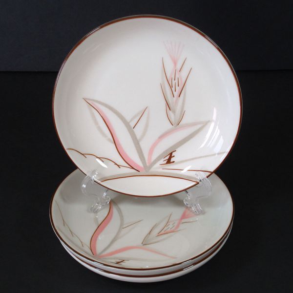 Winfield Dragon Flower 3 Bread Plates Clearance