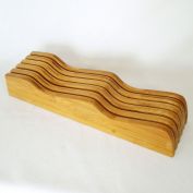 Wooden In-Drawer Knife Block Organizer