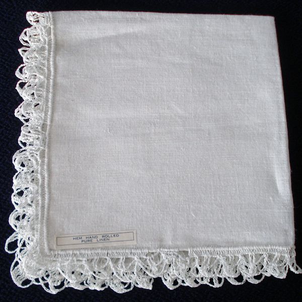 1950s White Lace Hankies Estate Assortment 8 Plus #4