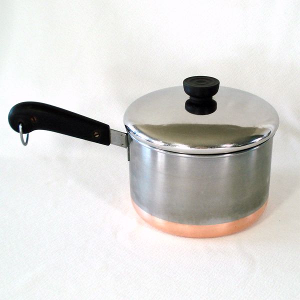 Revere Copper Clad 3 Quart Saucepan With Lid