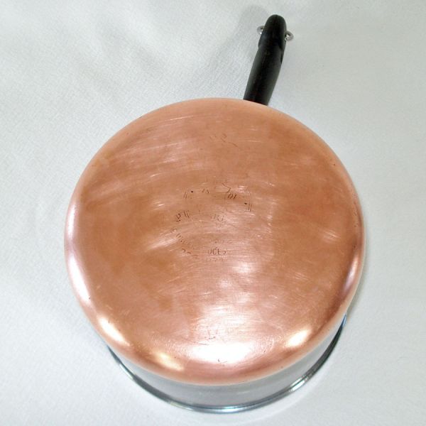Revere Copper Clad 3 Quart Saucepan With Lid #5