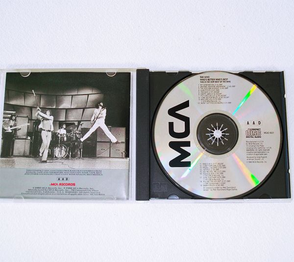 The Who Who's Better Who's Best CD #3