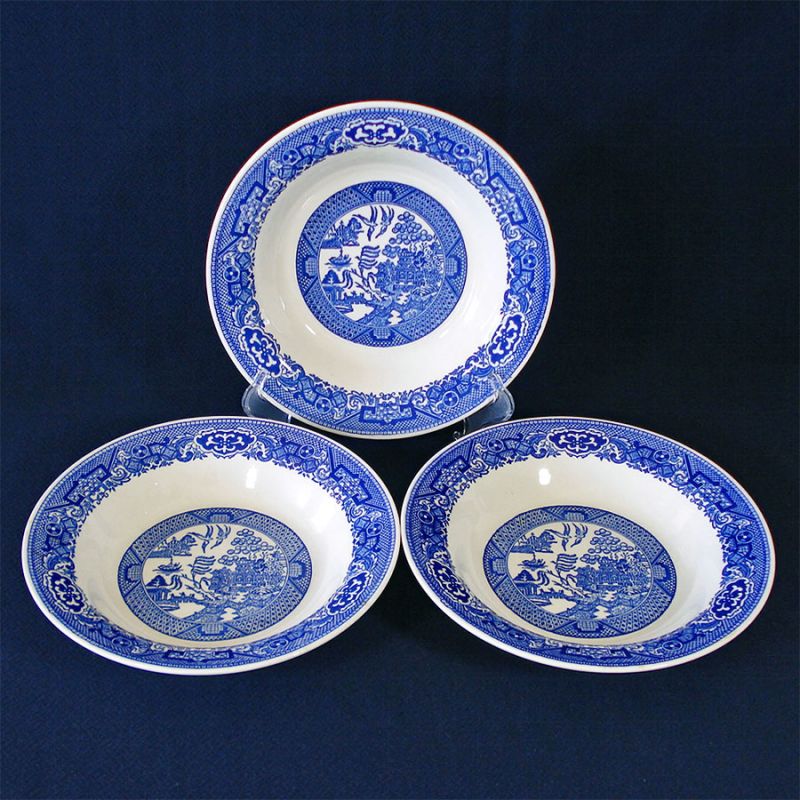 Lovecup Blue Willow Plates Set Of 4 L083