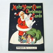 1946 Make Your Own Christmas Cards Uncut Book Eve Rockwell