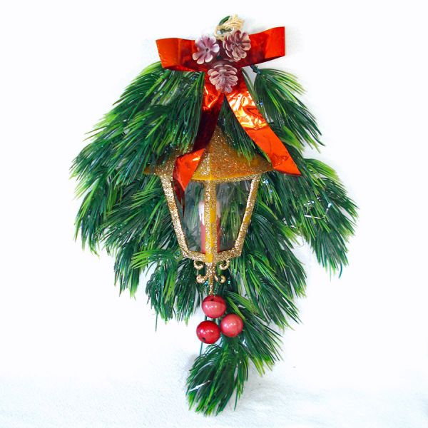 Lot Mid Century Plastic Greenery Christmas Decor #2