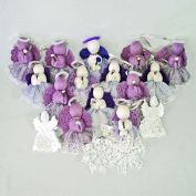 Lace, Crochet Handmade Yarn Angel Doll Christmas Ornaments Clearance