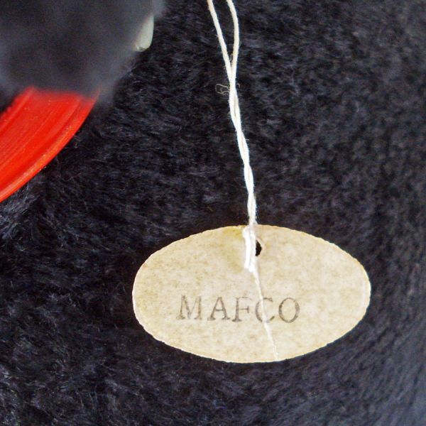 1960s Straw Stuffed Bear on Leash Toy, Yellowstone Souvenir #5