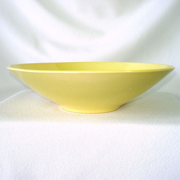 Mid Century Speckled Yellow Dinnerware Serving Bowl #2