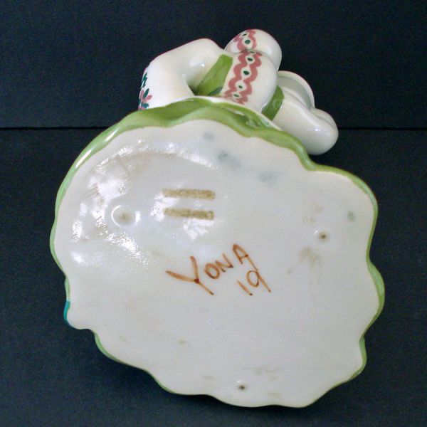 Yona California Pottery Lady Flower Holder Vase #3