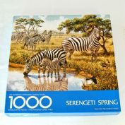 Serengeti Spring Zebras Springbok Jigsaw Puzzle 1000 Piece