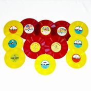 Children's Red and Yellow Vinyl 78 RPM Music Records Lot of 12