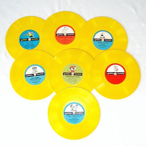 Children's Red and Yellow Vinyl 78 RPM Music Records Lot of 12 #3