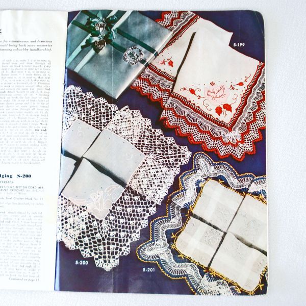Crochet Lace Edgings 3 Pattern Instruction Booklets 1950s #5