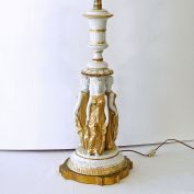 Marbro Three Graces Hollywood Regency 33 Inch Goddess Table Lamp