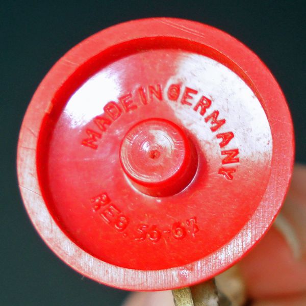 German Hard Plastic Standing Angel Christmas Figure Ornaments #3