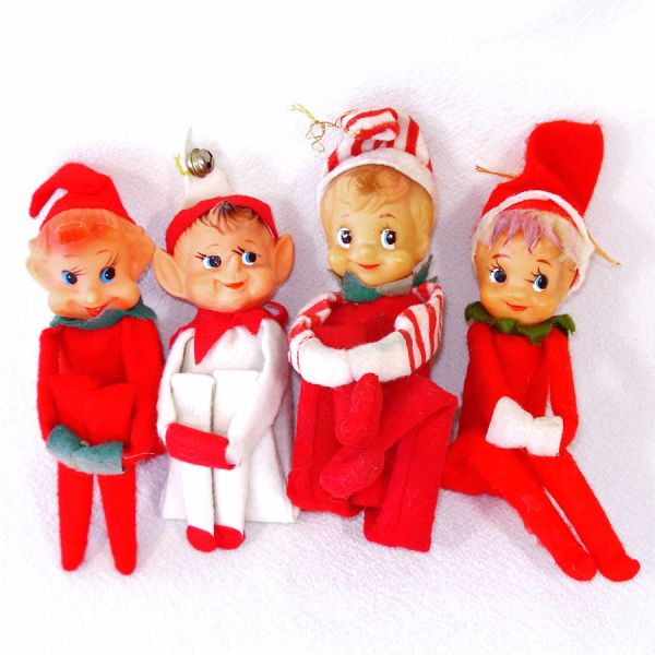 Lot Four 1960s Japan Knee Huggers Pixie Elves