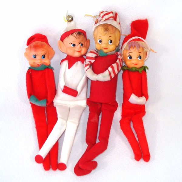 Lot Four 1960s Japan Knee Huggers Pixie Elves #2